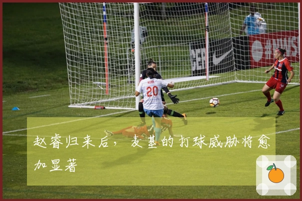 赵睿归来后，麦基的打球威胁将愈加显著